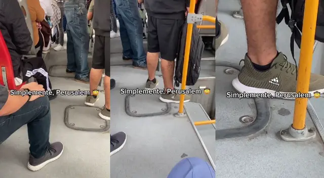 Los usuarios de la red social quedaron impresionados con la marca de estas zapatillas.