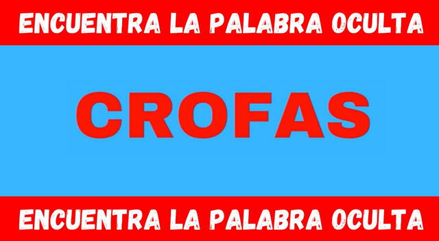 Encuentra la palabra oculta en menos de 5 segundos en este reto visual extremo.