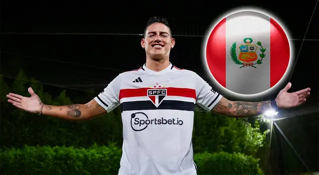 ¿Quién fue el peruano que estuvo en la presentación de James Rodríguez?
