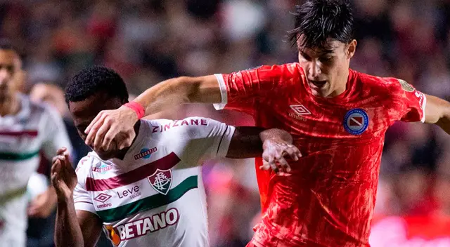 Fluminense y Argentinos Jrs empataron por la Copa Libertadores.