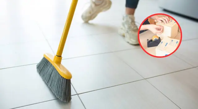 Con este simple truco, limpiarás tu casas sin problemas añadiendo cinta a tu escoba. Con este simple truco, limpiarás tu casas sin problemas añadiendo cinta a tu escoba.