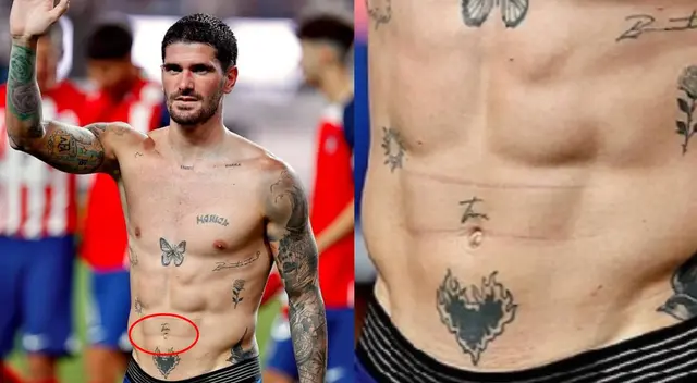 De Paul se tatuó Tini