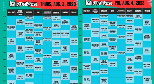 lollapalooza 2023