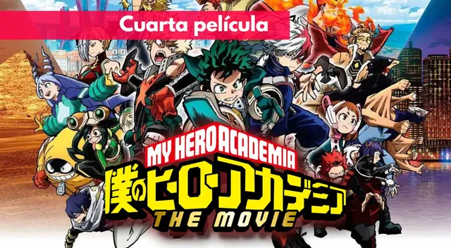 Una nueva película de "My hero academia" se encuentra en producción. ¿De qué tratará?