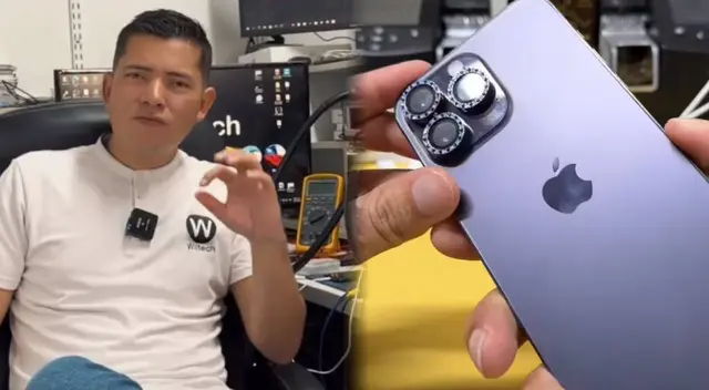 El joven recibió una carta notarial por de Apple para que deje de reparar celulares iPhones. El joven recibió una carta notarial por de Apple para que deje de reparar celulares iPhones.