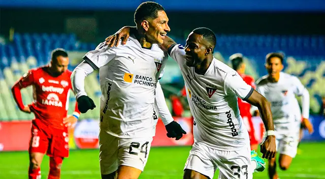 Paolo Guerrero en la victoria de LDU vs. Ñublense