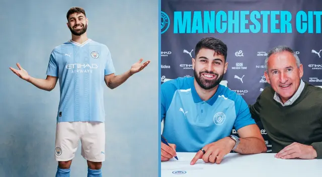 Gvardiol llega a Manchester City procedente de Red Bull Leipzig.