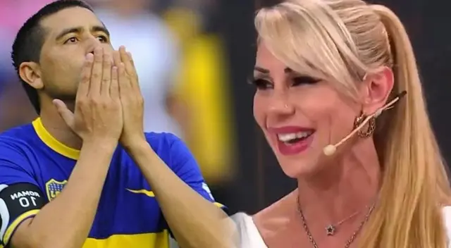 Mónica Farro reveló que tuvo un pequeño romance con el futbolista argentino Riquelme.