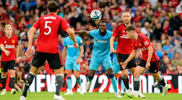 Manchester United sufrió para empatarle a AthleticBilbao sobre la hora.