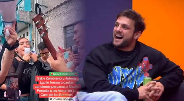 Nicola Porcella recibió una sorpresa por parte de los cantantes peruanos en México. Nicola Porcella recibió una sorpresa por parte de los cantantes peruanos en México.