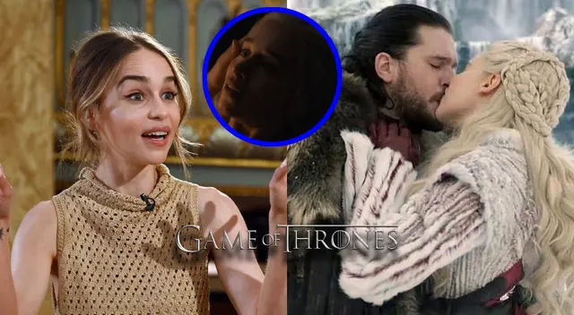 Emilia Clarke explica el motivo por el que resultó incómodo realizar escena íntima con Kit Harrington en "Gamo of Thrones".