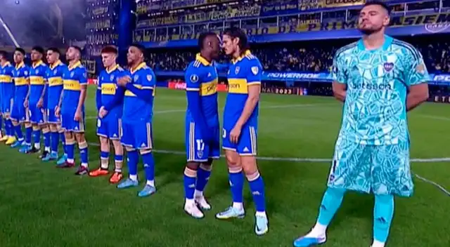 Luis Advíncula y Edinson Cavani se juntaron previo al Boca vs. Nacional