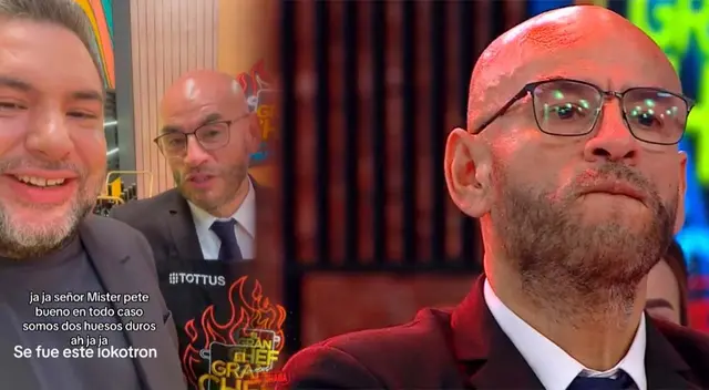 El jurado Javier Masias compartió una despedida con Mr. Peet tras 'El gran chef famosos'.