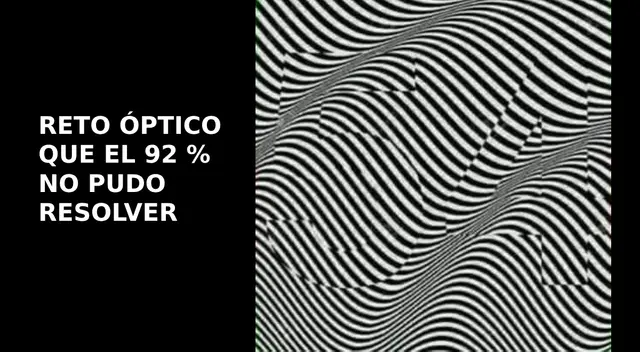 Este es el reto óptico que casi nadie pudo resolver Este es el reto óptico que casi nadie pudo resolver