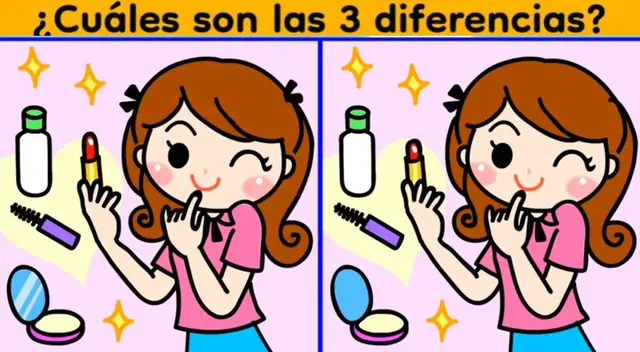 ¿Cuáles son las 3 diferencias de la joven mujer? ¿Cuáles son las 3 diferencias de la joven mujer?