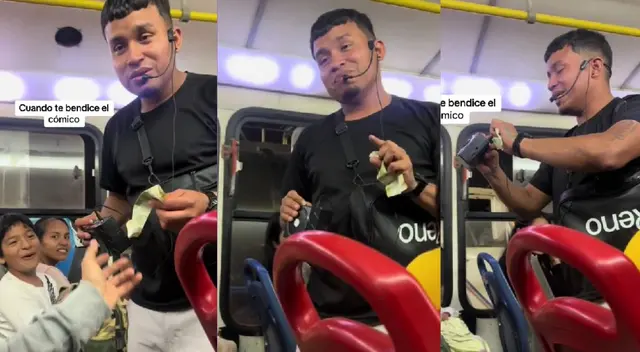 El trabajador no esperó recibir esta cantidad de propina y tuvo singular reacción. El trabajador no esperó recibir esta cantidad de propina y tuvo singular reacción.