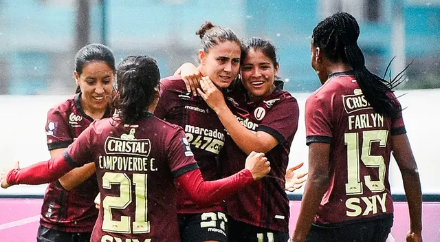 Universitario goleó 4-1 a Sporting Cristal en la semifinal de la Liga Femenina