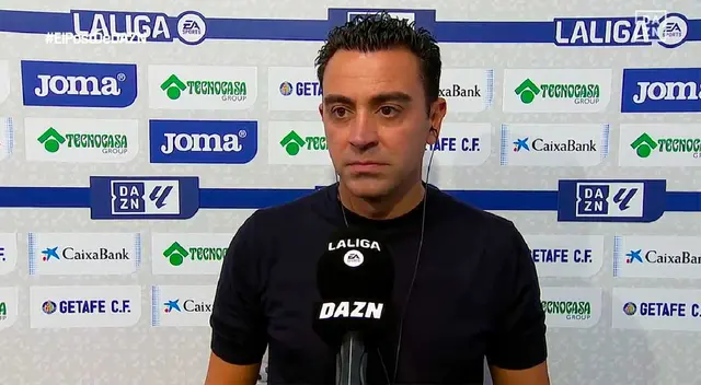 Xavi Hernández dijo por qué lo expulsaron en el partido ante Getafe