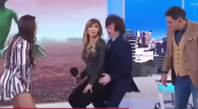 Javier Milei y su paso por programa de TV para bailar en vivo
