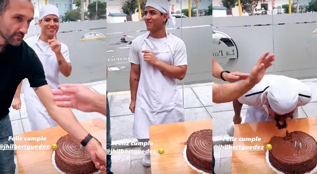 El 'Pirata' le juega pesada broma a joven empleado de su negocio y desata risa entre los asistentes.