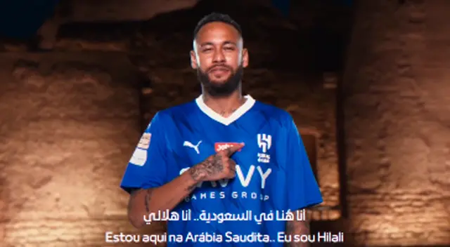 Al Hilal presentó por todo lo alto a Neymar