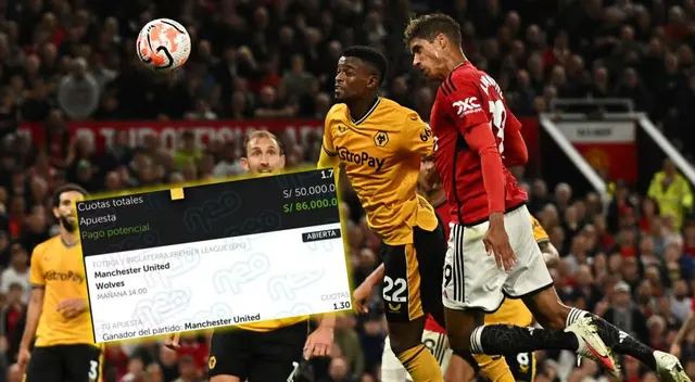 Manchester United venció a Wolves e hincha peruano fue el más feliz.