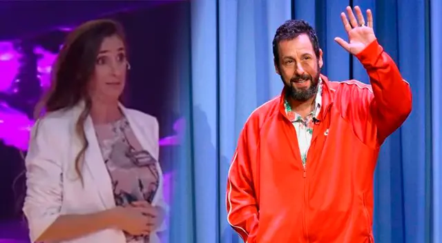 Una participante de 'Los 8 escalones' sorprendió con anécdota que involucra a Adam Sandler.