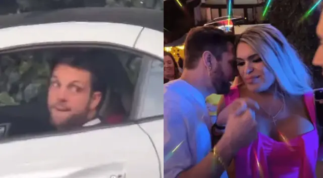 Wendy Guevara y Nicola Porcella se lucen juntos en auto