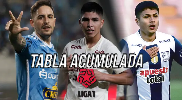Sigue la tabla acumulada de la Liga 1 2023.