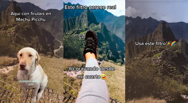 Con este nuevo filtro de TikTok podrás vivir la experiencia de visitar Machu Picchu. Con este nuevo filtro de TikTok podrás vivir la experiencia de visitar Machu Picchu.