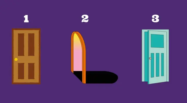 ¿Qué puerta estarías dispuesto a atravesar? Elige espontáneamente. ¿Qué puerta estarías dispuesto a atravesar? Elige espontáneamente.