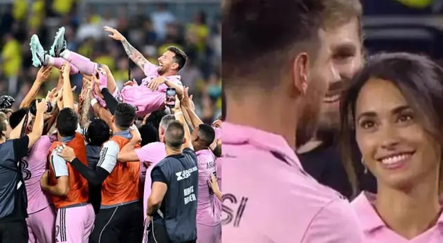 Lionel Messi y Antonela Roccuzzo festejan juntos cada uno de los logros del argentino. Lionel Messi y Antonela Roccuzzo festejan juntos cada uno de los logros del argentino.