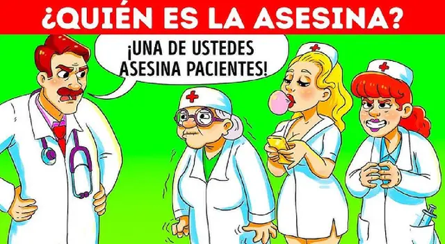 ¿Cuál es la falla en el acertijo? Descubre a la asesina ¿Cuál es la falla en el acertijo? Descubre a la asesina