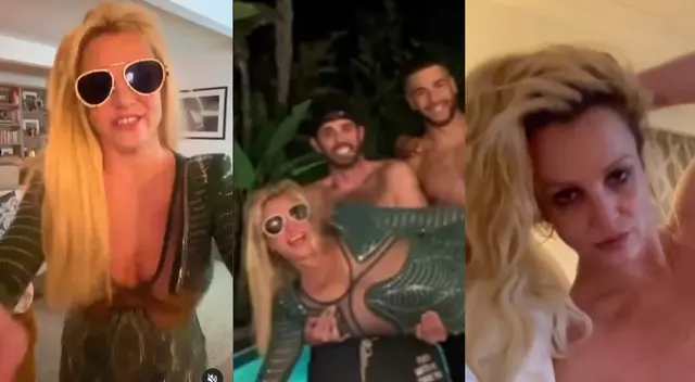 Britney celebra a lo grande su tercer matrimonio fallido.