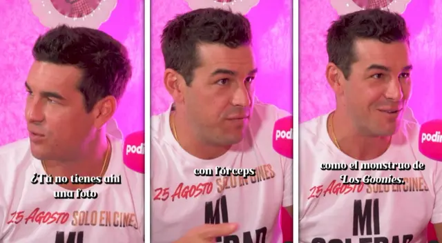 El actor dio detalles sobre su nacimiento en el podcast "Malas personas".