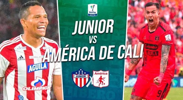 Junior se enfrentará a América de Cali por Liga BetPlay