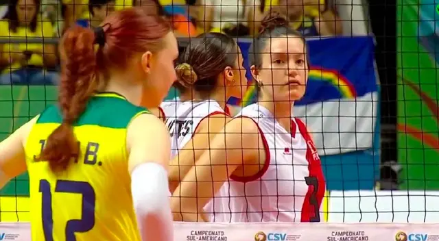 Brasil venció por 3-0 a Perú en Sudamericano de Vóley