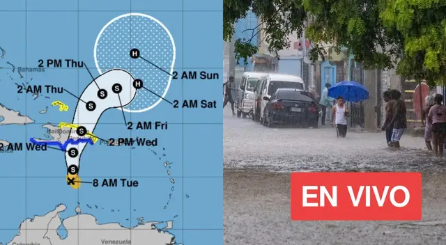 La tormenta podría generar grandes estragos en República Dominicana, según pronóstico.