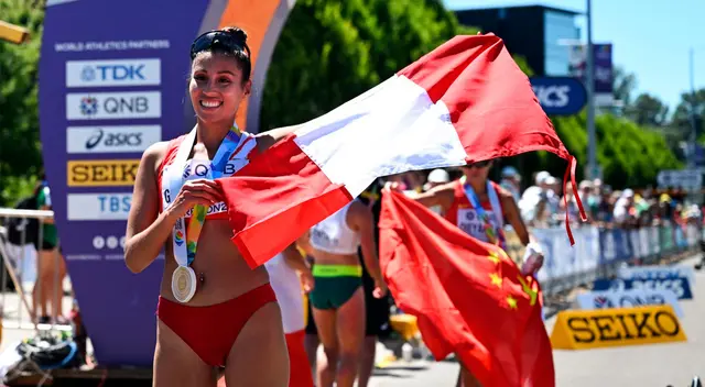¡Orgullo nacional! Kimberly García ganó medalla de plata en Mundial de Atletismo