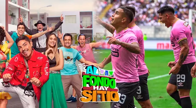 El actor de 'Al fondo hay sitio' estuvo en el programa 'Mande quien mande' y recibió el saludo de los jugadores de Sport Boys.