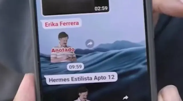 Hombre revela que su vecina lo denunció por sticker de Escobar