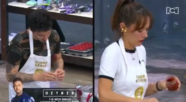 Los participantes del reality tuvieron que trabajar en equipo para no ponerse el delantal negro. Los participantes del reality tuvieron que trabajar en equipo para no ponerse el delantal negro.