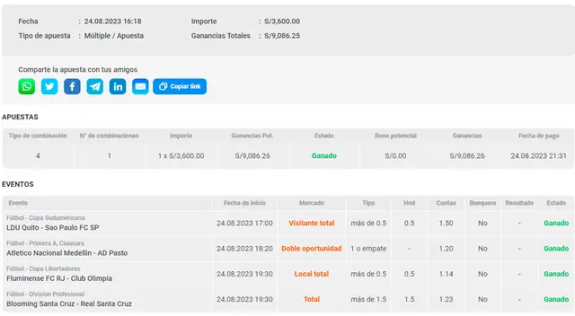 apuesta