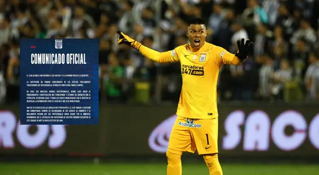 Alianza Lima deja claro mensaje a Ángelo Campos tras se denunciado y detenido por agresión Alianza Lima deja claro mensaje a Ángelo Campos tras se denunciado y detenido por agresión