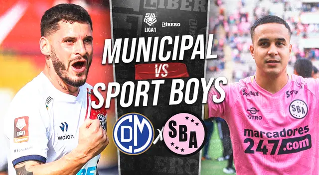 Deportivo Municipal y Sport Boys miden fuerzas por el Torneo Clausura.