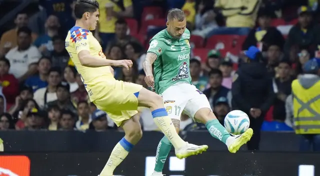 América enfrentó a León. América enfrentó a León.