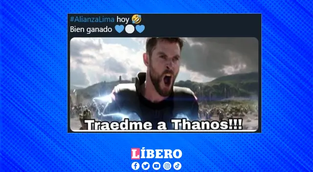 Los memes tras la victoria de Alianza Lima se viralizaron rápidamente. Los memes tras la victoria de Alianza Lima se viralizaron rápidamente.