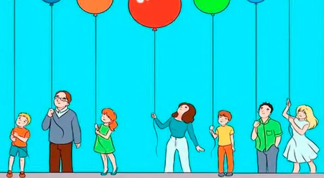 Debido a los colores y tamaños de los globos, más de un participante se confundió en este ejercicio.