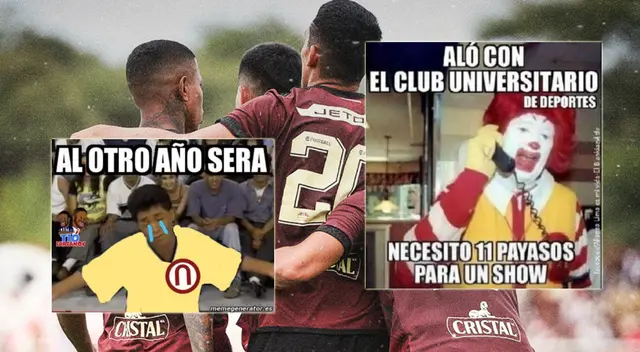 Los memes del empate de Universitario se viralizaron en redes. Los memes del empate de Universitario se viralizaron en redes.