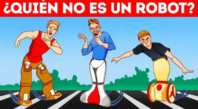 Tienes 8 segundos para encontrar al humano entre los robots